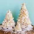 thumbnail image 4 of Árbol de Navidad de conchas, decoración para árboles de Navidad, suministros para fiestas, árboles de Navidad de resina marina, 4 of 8