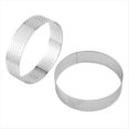 thumbnail image 4 of 20 Anillos Circulares para Tarta de 8 cm con Agujeros de Acero Inoxidable para Tartas, Quiches, Tartas, Mousse, Moldes para Hornear en la Cocina, 4 of 5