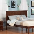 thumbnail image 2 of Atlantic Furniture Madison Queen Solid Wood Panel Headboard in Walnut, 2 of 3