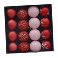 thumbnail image 3 of 16 bolas navideñas colgantes para exteriores. Rojo, 3 of 9
