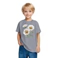 thumbnail image 3 of RXIRUCGD 2025 Vêtements d'Été pour Enfants T-shirt Imprimé Mode Mignon Col Rond Manches Courtes, 3 of 5