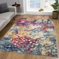 thumbnail image 7 of Rug Branch Savannah 2' x 2' (Exact Size: 2'3" x 2') Boho Indoor Doormat Rug, Yellow Blue, Abstract - Entryway, Hallway, Bathroom, and Kitchen, 7 of 7