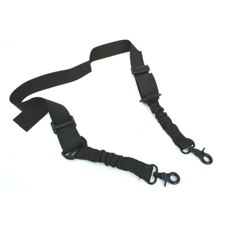 Nylon Bungee Two Point Sling 2 Point - Black