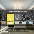 thumbnail image 4 of Bulbrite 862694 Pack Of (4) 2.5 Watt Dimmable G16 Candelabra (E12) Led Bulbs - Clear, 4 of 7