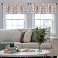 thumbnail image 5 of LALILO Kitchen Curtain Valance Colorful Tribal Aztec Ethnic Rod Pocket Window Curtain 52"x 18" Set of 2, 5 of 7