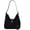 Black, variant on Suede Shoulder Bag for Women Brown Suede Purse Fall Purse Crescent Crossbody Satchel Bag Retro Suede Handbags