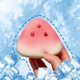 thumbnail image 5 of Lindo juguete de sandía suave para aliviar el estrés, juguete antiestrés para niños y adultos, juguete sensorial portátil de crecimiento lento para aliviar la ansiedad, regalos para fiestas, música de, 5 of 8