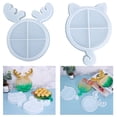 thumbnail image 2 of Molde para dejar caer pegamento Bandeja de silicona con forma de astas de gato para Navidad Vela Jabón hecho a mano, 2 of 3