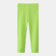 thumbnail image 3 of Zshosam Toddler Girls Leggings Toddler Girls Cable Knit Leggings Classic Solid Footless Tights Ankle Length Pants for Kids Size 4T,(Green 4 Years), 3 of 3
