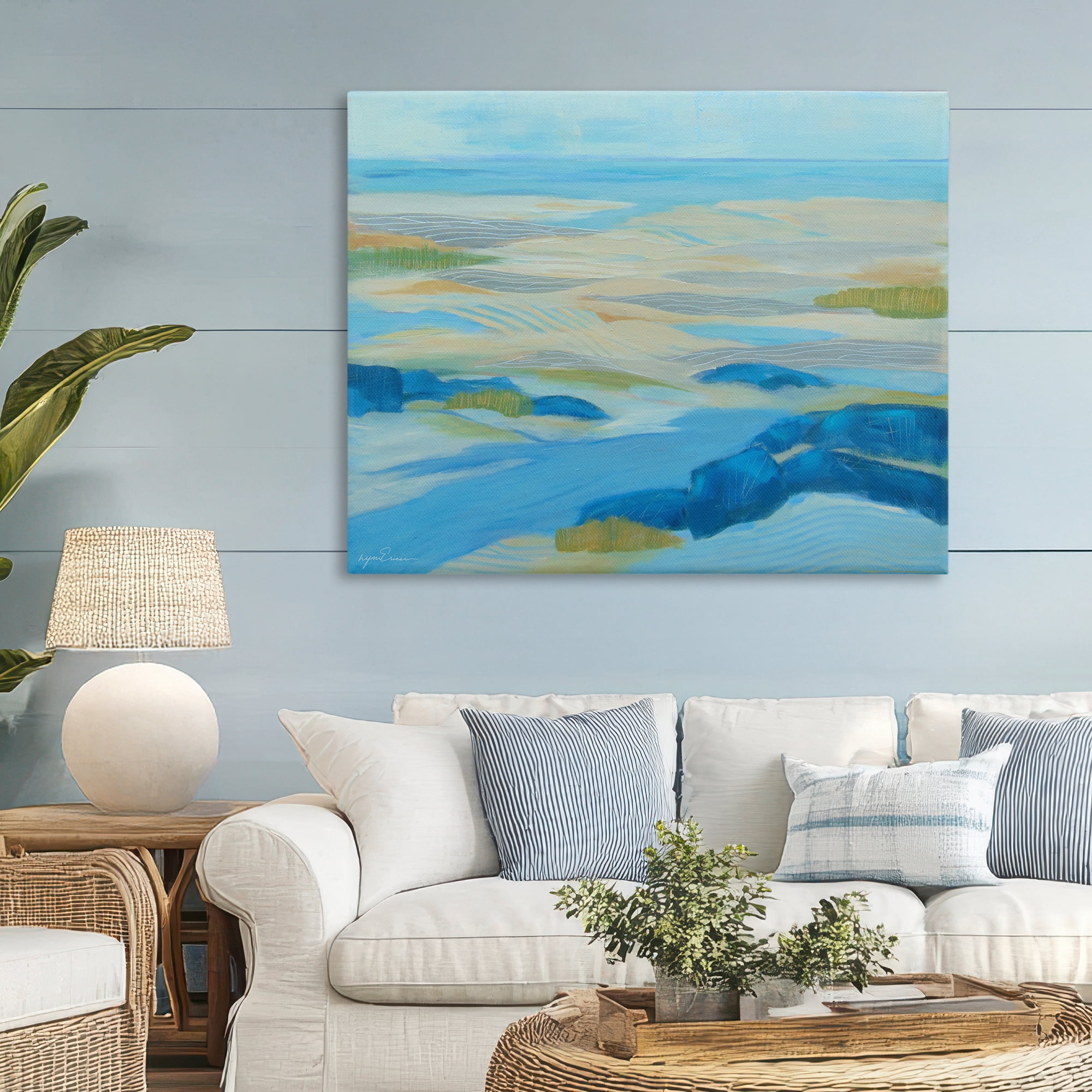 Stupell Industries Coastal Walk Among Dunes Canvas Wall Art, design by Lynn Ericson Fine Art