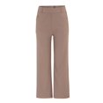 thumbnail image 5 of MQLKF Women Stretch Twill Cropped Wide Leg Pant Women’s High Waist Casual Wide Leg Pants Lightweight Loose Regular Women's Sweatpants, 5 of 5
