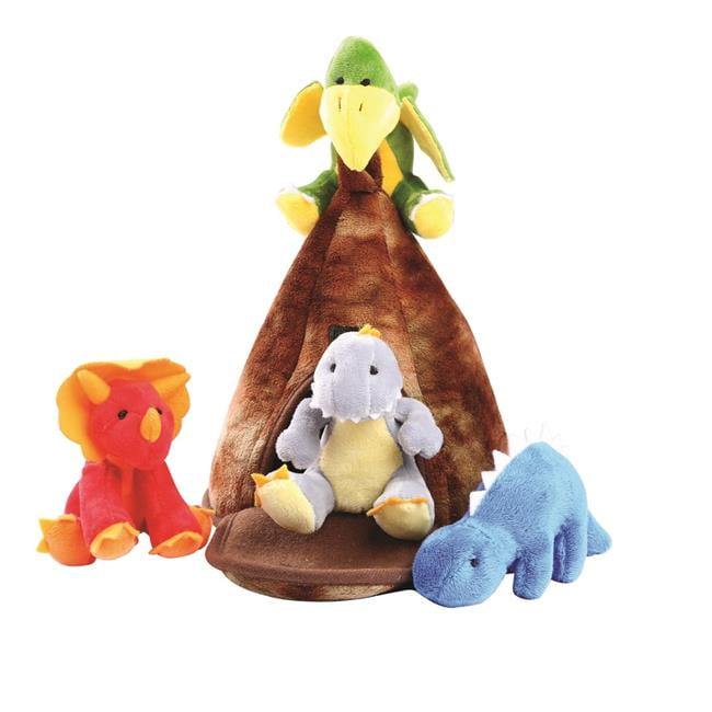 Dinosaur Talking Plush Animals in Volcano
