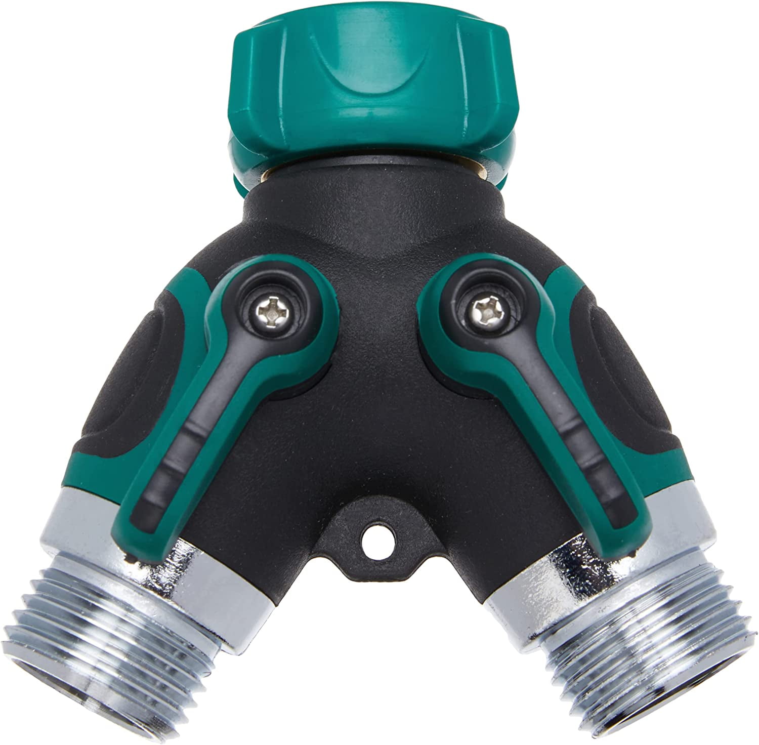 Hose Splitter, Sherry 2 Way Heavy Duty, Solid Brass Garden Faucet