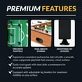 thumbnail image 5 of Hathaway Hurricane Foosball Table, 54-in, Light Cherry Finish, 5 of 7