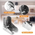 thumbnail image 3 of Tirantes angulares para mesas de bricolaje, soporte de banco de trabajo de hierro galvanizado con bisagras autoblocantes, diseño que ahorra espacio, soporte de mesa plegable ajustable de 90 grados, 3 of 5