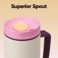thumbnail image 4 of Vaso de Viaje Owala SmoothSip 710 ml a Prueba de Fugas Rosa/Tan, 4 of 7