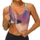 thumbnail image 3 of Balery Dreamy Moonlit Window Sujetadores deportivos con espalda cruzada para mujer, acolchados, sin costuras, de alto impacto, ideales para yoga, gimnasio, entrenamiento y fitness.-X-Large, 3 of 8
