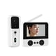 thumbnail image 1 of Inteprter Cámara de videoportero de alta definición de 2k píxeles con 4 luces de visión nocturna infrarrojas de 850 lúmenes Cerraduras de hardware blanco, 1 of 6