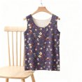 thumbnail image 2 of HAiming Womens Thermal Tank Tops Floral Print Sleeveless Base Layer Vest Seamless Crewneck Warm Winter Tees, 2 of 3