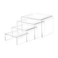 thumbnail image 2 of ZLight Easy To Assemble Acrylic Clear Showcase Stand Exhibitions Retail And Personal Displays Riser Display Shelf, 2 of 6