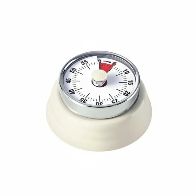 Abbraccia Temporizador de cocina, reloj despertador mecánico, 60 minutos, visual, ahorra espacio, sin batería