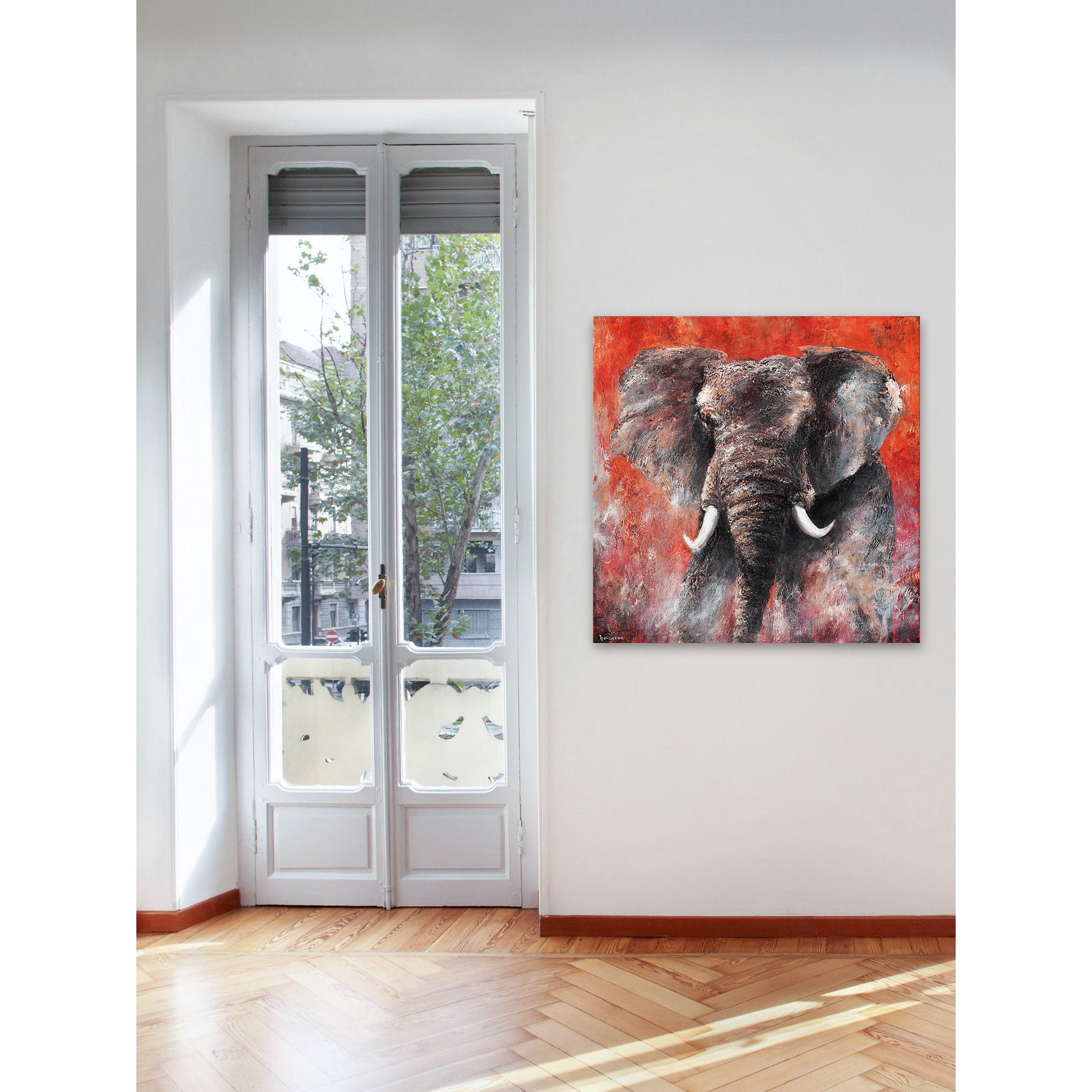 Marmont Hill "Intensity" by Bergerac Painting Print on Wrapped Canvas