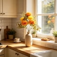 thumbnail image 4 of Mrzvby Fall Decoration and Home Decor,Thanksgiving Simulated Dahlias Individual Bouquet Plastic Simulated Chrysanthemum Thanksgiving Table Vase Flower Arrangement Decoration, 4 of 6