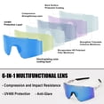 thumbnail image 2 of Gafas de sol deportivas YUNBLL&KO UV400 polarizadas para hombre y mujer, 2 of 6