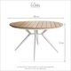 thumbnail image 5 of Mesa Redonda Olimpia Blanca Exterior 126 cm, 5 of 5