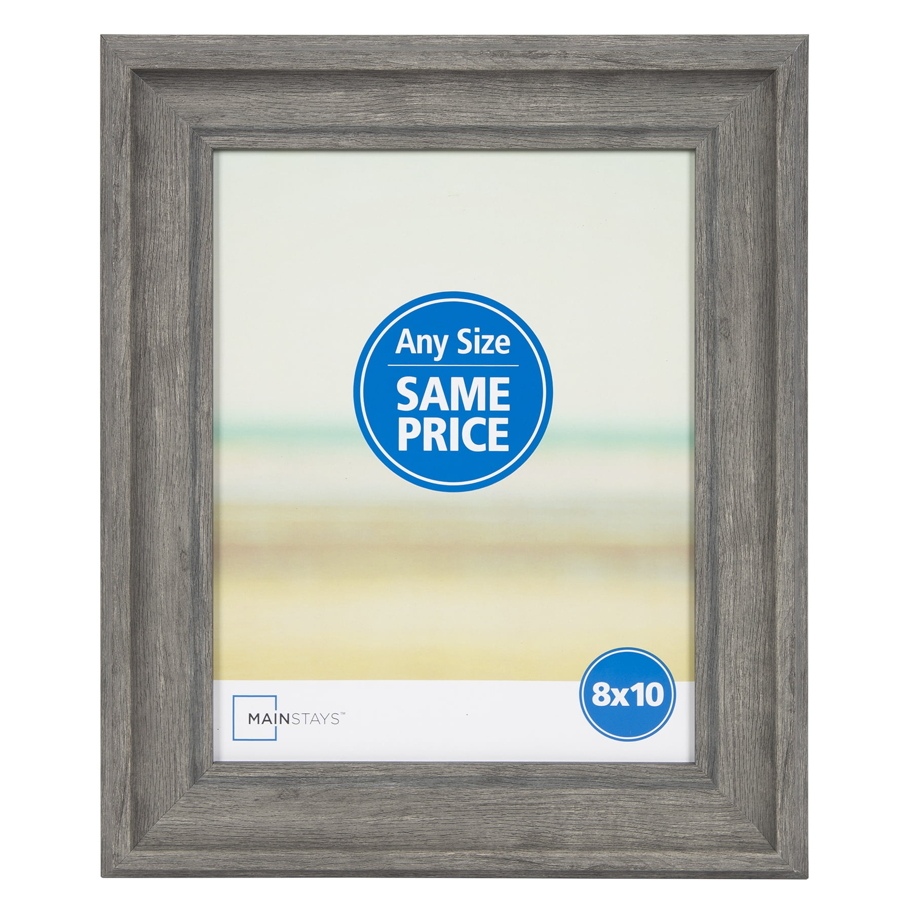 Mainstays curved 8 x 10 picture frame gray walmart