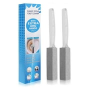 Durecopow Toilet Pumice Stone with Handle Pumice Cleaning Stone for Kitchen/Bathroom/Swimming Pool/Home Cleaning 2 Pack