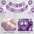 thumbnail image 3 of 19 Pcs Balloon Birthday Set, Happy Birthday Bunting Banner with Confetti Balloons for Birthday Party Decorations, Kids Adults Birthdays, Indoor Outdoor Celebrations, 3 of 4