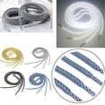 thumbnail image 3 of Unisex Reflective Round Rope Shoe Laces Durable Running Sport Shoelaces Gift, 3 of 7