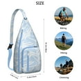 thumbnail image 3 of Sports Enthusiast Sling Backpack - Durable Crossbody Shoulder Bag with Ball Inspired Design, 3 of 4
