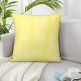 thumbnail image 6 of ZICANCN Yellow Wood Texture Decorative Throw Pillow Covers, Bed Couch Sofa Decorative Knit Pillow Covers for Living Room Farmhouse, 24"x24", 6 of 8
