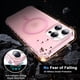 thumbnail image 3 of For iPhone 14 Pro Case Compatible with MagSafe Small Wavy Edge PC + TPU Phone Cover - Black, 3 of 5