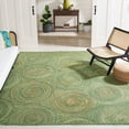 thumbnail image 2 of SAFAVIEH Cape Cod Bora Geometric Area Rug, Green/Natural, 9' x 12', 2 of 11