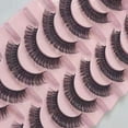 thumbnail image 2 of EIMELI 10 Paires de Bandes de Curl Russian Cils 3D Extensions Naturelles de Faux Cils, 2 of 3