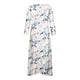 thumbnail image 5 of Vestido Irregular Vestido Floral Impreso Suelto Mujeres Informales Casco Manija Larga Vestidos de Larga Impresa en V de Cuello en V Odeerbi ODB113701, 5 of 8