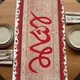 thumbnail image 5 of Table Runners 90 Inches Long Dress Scarves, Valentine's Day Farmhouse Coffee/Dining/Kitchen Table Runner for Living Room, Love Heart Romantic Roses Gnomes Wooden 13x90 Inch, 5 of 9