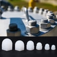 thumbnail image 3 of Bolt Nut Protection Caps, White Different Standard Size Hex Bolt Cap, For Matching Screws Industry Use Home Use Matching Bolts, 3 of 8