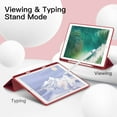 thumbnail image 4 of JETech Case for iPad Pro 12.9 Inch (2015/2017 Model, 1st/2nd Generation) with Pencil Holder, Slim Tablet Cover with Soft TPU Back, Auto Wake/Sleep (Red), 4 of 8