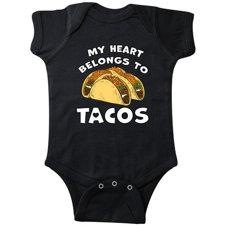 

Inktastic My Heart Belongs to Tacos Gift Baby Boy or Baby Girl Bodysuit
