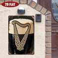 thumbnail image 3 of HELLOYOUNG Vintage Irish Metal Wall Art Celtic Harp Aluminum Pub Sign 8x12 Retro Guinness Tin Decor for Home Bar, 3 of 6