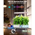 thumbnail image 4 of Kit de sistema de cultivo hidropónico Growell, 16 cápsulas con LED de 28 W, 4 of 7