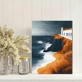 thumbnail image 2 of Coastal House Canvas Print/Wall Art， Perfect for Living Room， Office， Hotel， and Restaurant Decoration., 2 of 8