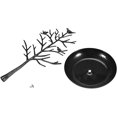 thumbnail image 5 of estante de metal para pendientes, organizador de collares, soporte para joyas, pantalla decorativa, soporte para árbol multifuncional, ónix, negro, 5 of 5