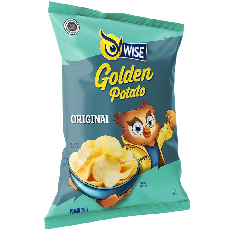 Wise Golden Original Potato Chips, Gluten Free, Classic Flavor