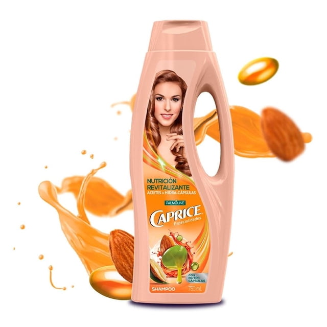 Shampoo Caprice especialidades nutrición revitalizante aceites + hidra-cápsulas 750 ml