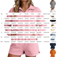 thumbnail image 3 of GZWYHT Sweatshirt and Shorts Set Cute Lounge Sets for Women Sweat Shorts Set Bride Sweatsuit Matching Sweat Set Sweater Sets for Women Leisure Wear Sets for Women 2 Piece Sets for Women Black 2XL, 3 of 7